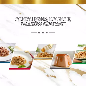 Mitrā kaķu barība Gourmet Perle Adult 4 x 85 g - Trusis, Mitra, Olbaltumvielas 12,5%, Tauki 2,5%