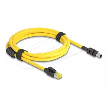 Delock kabelis RJ45 spraudnis Cat.6 uz Mini I/O 8 kontaktu D formas 2. tips 2 m (81251)