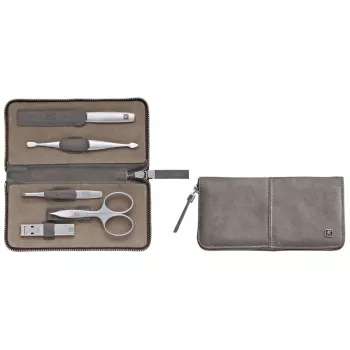 Manikīra un pedikīra dāvanu komplekts ZWILLING 97445-005-0 nerūsējošais tērauds taupe 5 aksesuāri