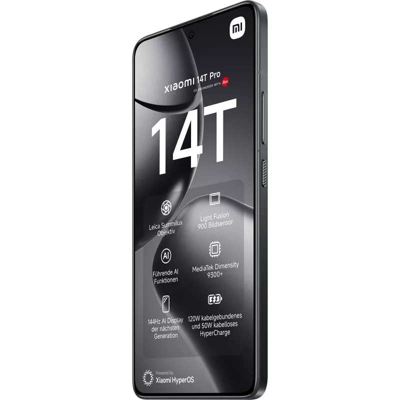 Xiaomi 14T Pro 16.9 cm (6.67) Dual SIM 5G 12 GB 512 GB 5000 mAh Melns