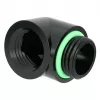 Barrow Dazzle adapteris 90 grādu G1/4 collas AG uz G1/4 collas IG - melns (TDWT90-B01 B)