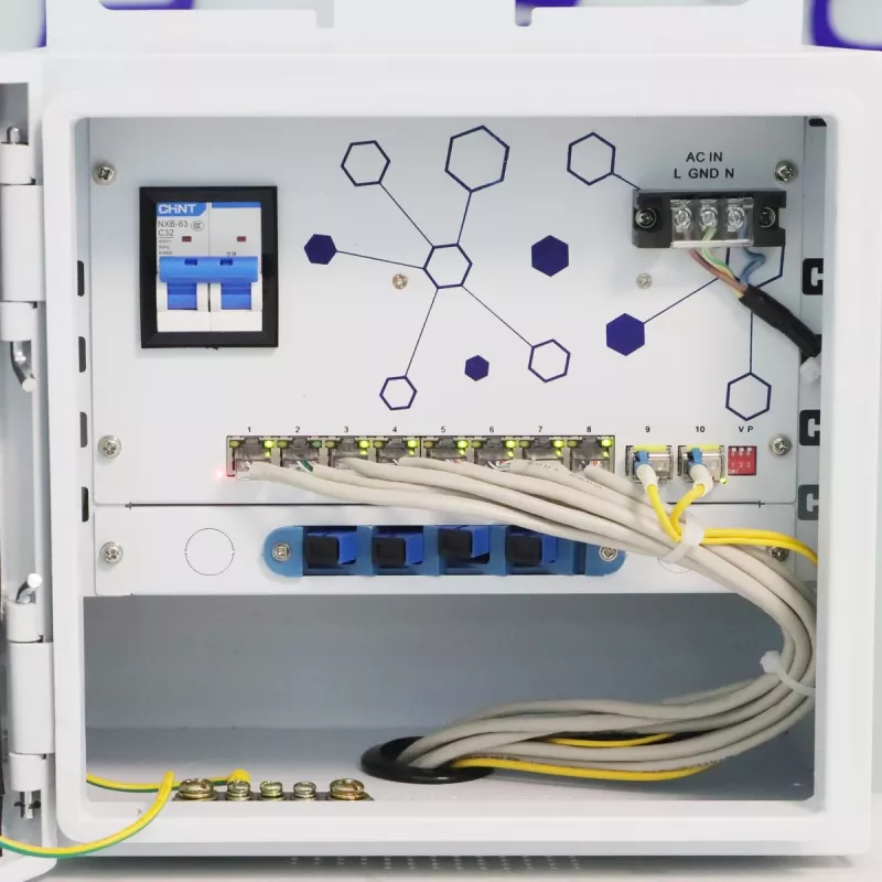 Nepārvaldāms slēdzis Extralink Atlas 8x RJ45 1000Mbps PoE 120W