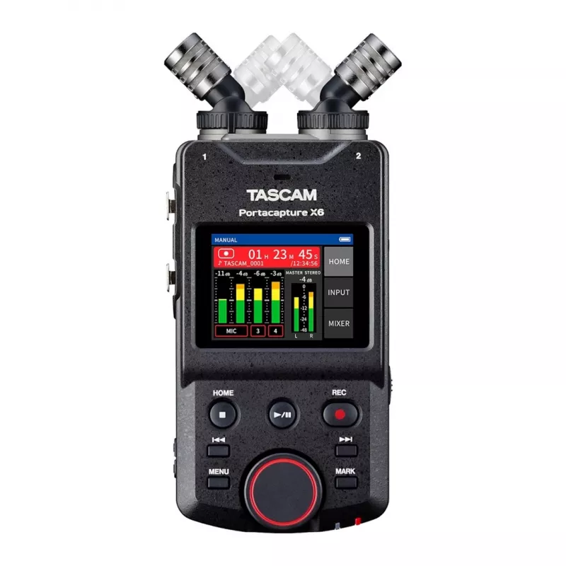 Tascam Portacapture X6 - pārnēsājams, augstas izšķirtspējas daudzceliņu ierakstītājs