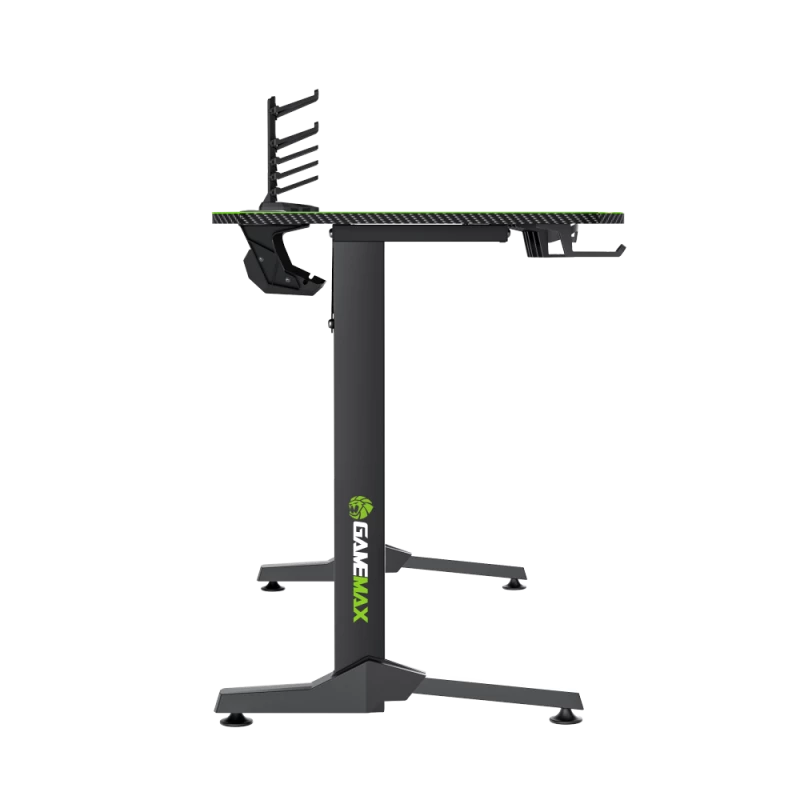 Galds GameMax D140-CARBON — spēļu/biroja galds, neto svars 20,5 kg, bruto izmēri 125×795×682 mm