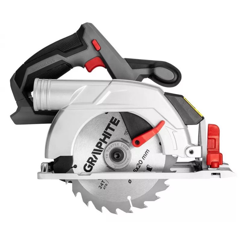 Graphite 58G023 portatīvais ripzāģis 16,5 cm pelēks, sarkans, sudrabots 4200 RPM