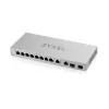 Zyxel XGS1210-12-ZZ0102F tīkla slēdzis, pārvaldāms, Gigabit Ethernet (10/100/1000), pelēks