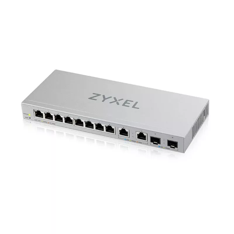 Zyxel XGS1210-12-ZZ0102F tīkla slēdzis, pārvaldāms, Gigabit Ethernet (10/100/1000), pelēks