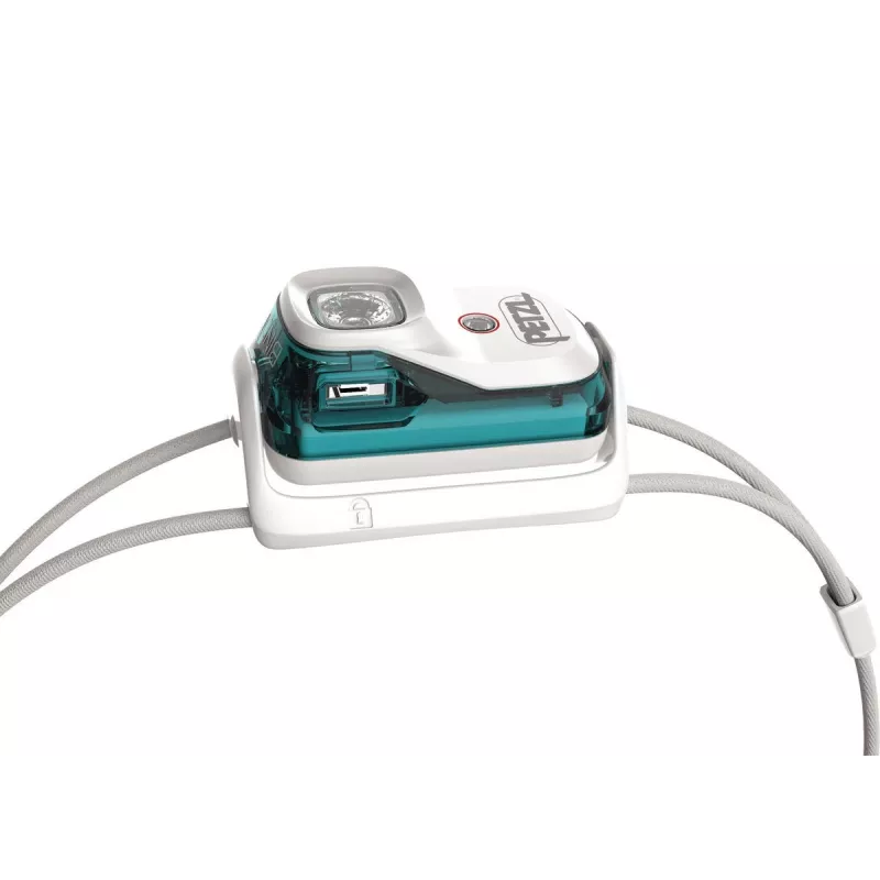 Petzl Bindi Teal, Balts Headband flashlight LED