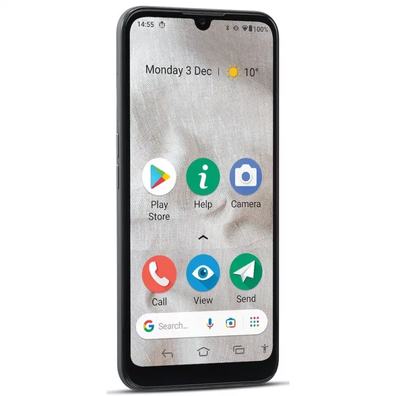 Doro 8100 Plus 15,5 cm (6,1 inch) Dual-SIM Android 11 Go Edition 4G USB Type-C 2 GB 32 GB 3000 mAh Pelēks (380501)