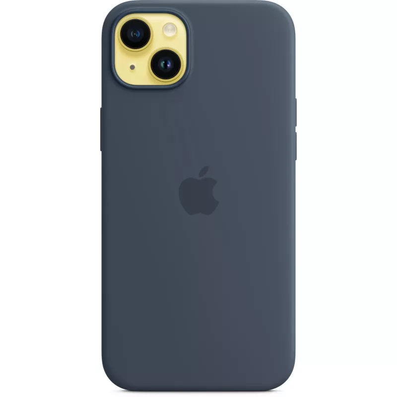 Silikona maciņš Apple iPhone 14 Plus MagSafe Storm Blue