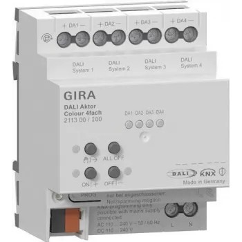 GIRA 211300 DALI izpildmehānisms Colour 4f KNX REG (211300)