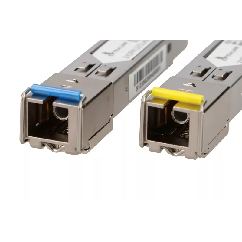Extralink SFP 1.25G WDM moduļu pāris 1310/1550nm vienmoda 3km SC DOM priekš HP/Aruba