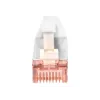Tīkla kabelis Digitus CAT 6 U/FTP plāns plāksteru vads RJ-45 Cat6 10m pelēks
