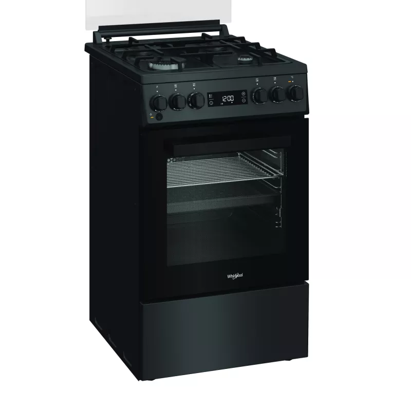 Whirlpool plīts | W5G8LMSWTA | Plīts virsmas tips Gāze | Cepeškrāsns tips Elektriska | Antracīts | Platums 50 cm | Dziļums 60 cm | 60 L