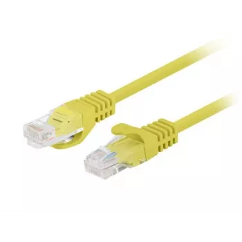 PATCHCORD Cat.5E UTP 1M Dzeltens FLUKE PASSED LANBERG 10-PACK