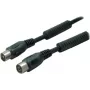 Antenas kabelis ShiverPeaks 80202-128-1.5S — koaksiālais vads, 1,5 m, 100 dB, melns