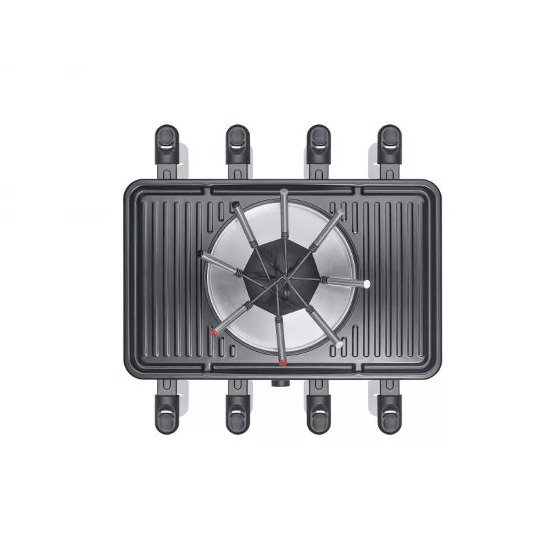 Raclette Grill Severin RG 2347 8 Persons 1400 W Melns