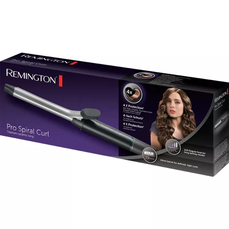 Remington CI 5519 lokšķēres turmalīna keramikas melnas, pelēkas