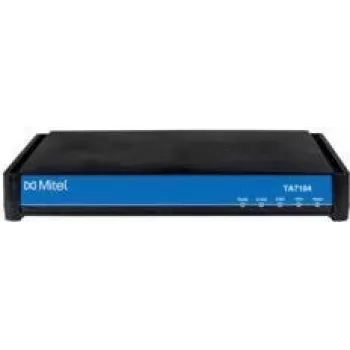 VoIP ATA MITEL TA7104 (modelis 51309162) bez maiņstrāvas strāvas vada