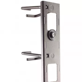 APC NetShelter kabeļu pārvaldība, vertikāls kabeļu pārvaldnieks, kabeļu gredzeni, 8 gab. komplekts, melns, 55 mm x 766 mm x 85 mm