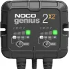Baterijas lādētājs NOCO GENIUS2X2 4A 2-kanālu, 4A kopā, divas neatkarīgas izejas