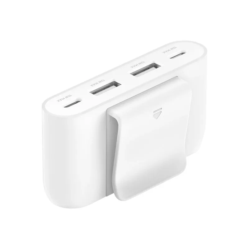 USB Type-C centrmezgls Belkin BUZ001bt2MWHB7 2m Balts