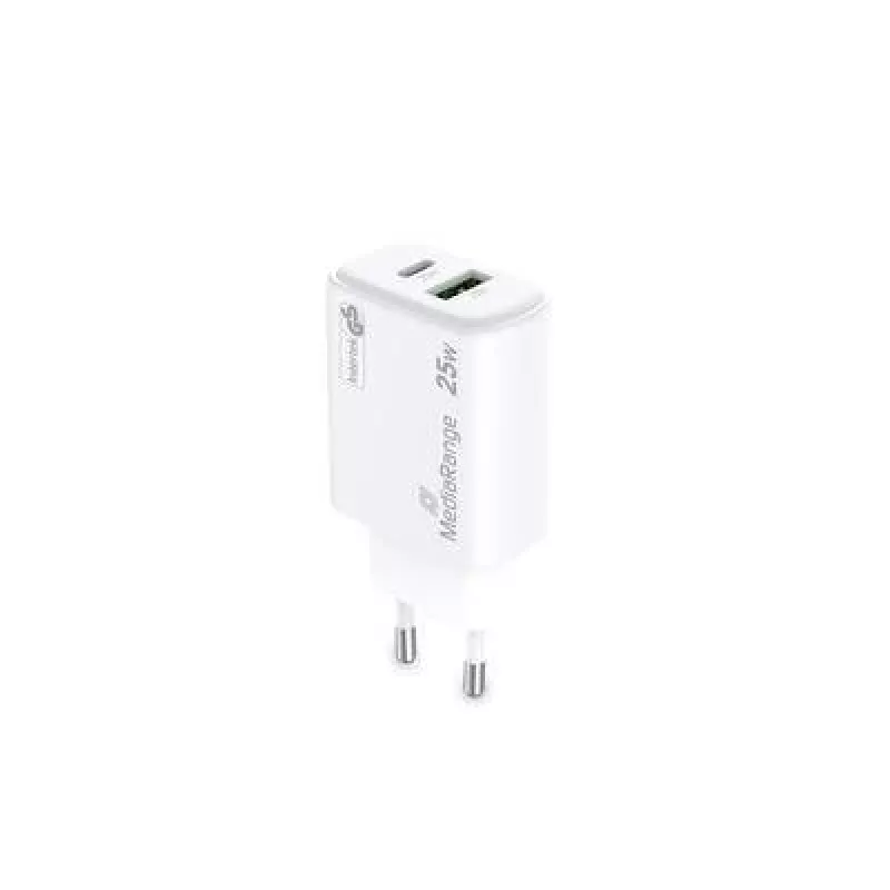 Barošanas adapteris USB/USB-C 25W/FAST MRMA112-2 Mediarange