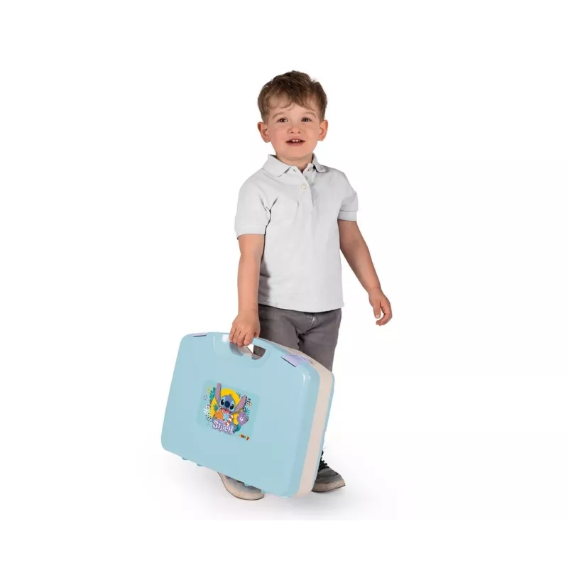 Rotaļu virtuve SMOBY Stitch Kitchen 7600311909 ar piederumiem – bērnu lomu spēļu virtuves komplekts