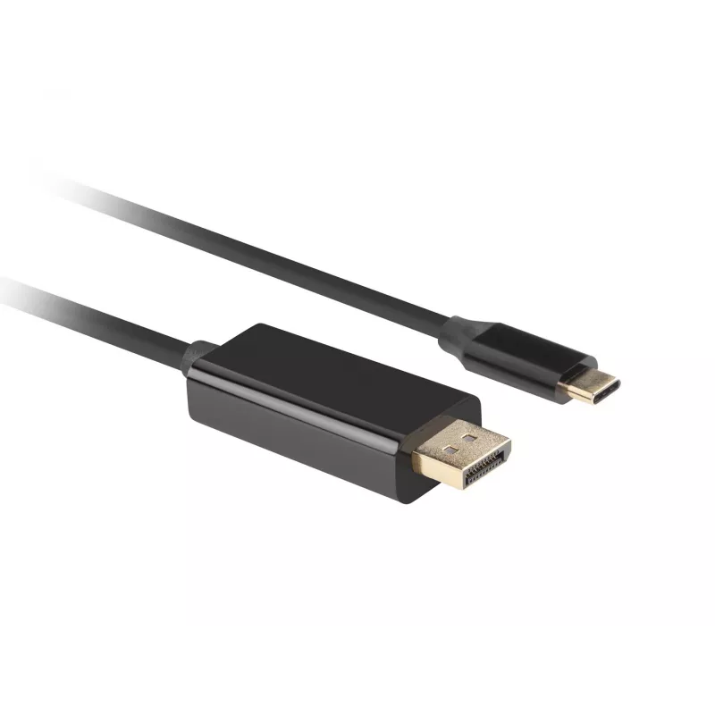 LANBERG CA-CMDP-10CU-0030-BK video kabeļa adapteris, 3 m, USB Type-C uz DisplayPort, 4K@60Hz/144Hz atbalsts