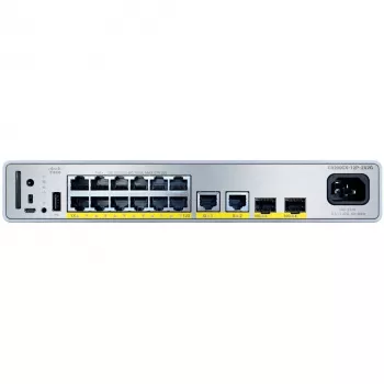 Pārvaldāms tīkla slēdzis Cisco C9200CX-12P-2X2G-E Gigabit Ethernet PoE 14 pieslēgvietas