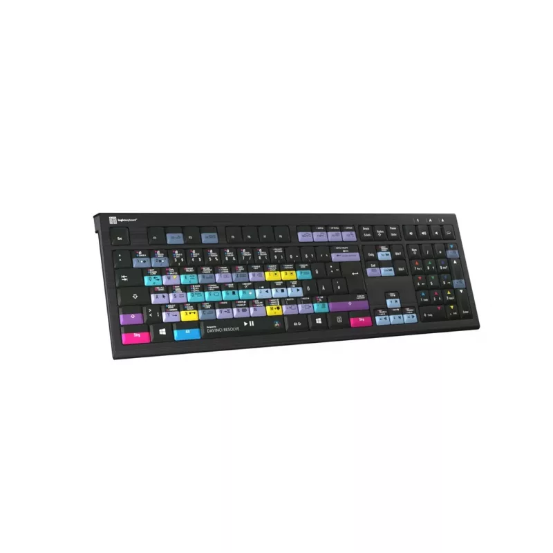 Logickeyboard ASTRA 2 tastatūra USB QWERTZ angļu melna pilna izmēra 108 taustiņi