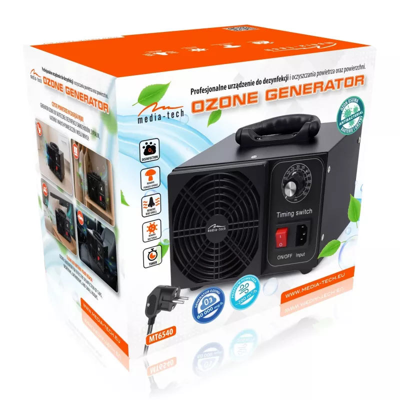 Ozona ģenerators gaisa dezinfekcijai un attīrīšanai OZONE GENERATOR MT6540