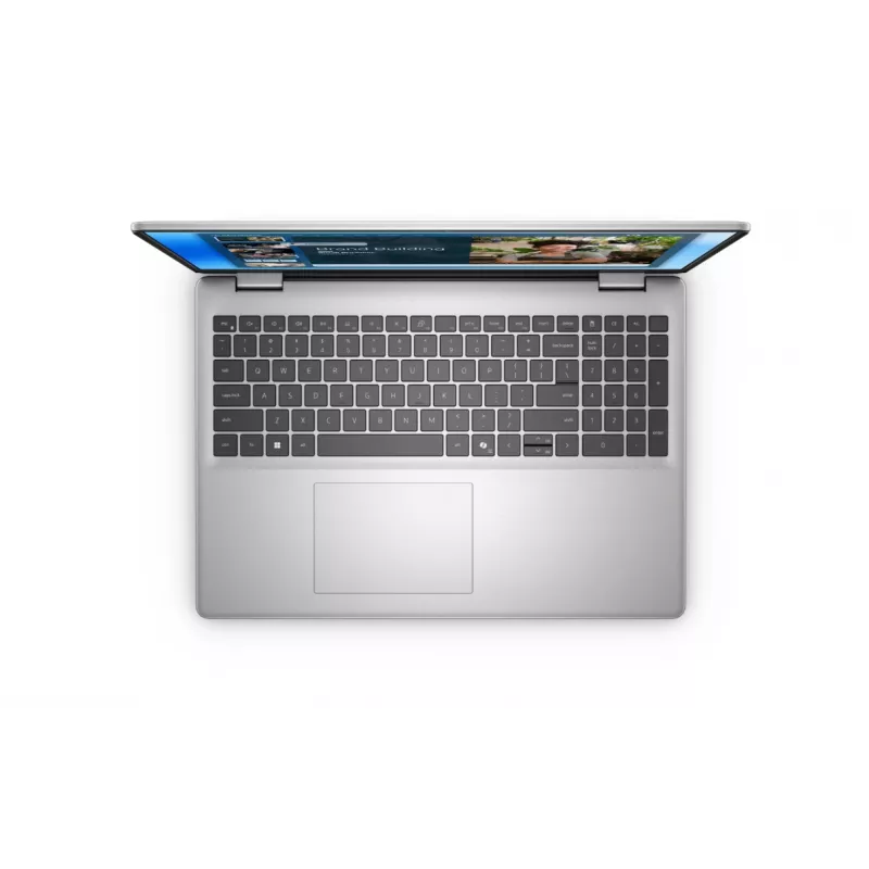 Laptop Dell 16 AG 2.5K i7-150U, 16GB RAM, 512GB SSD, Intel Graphics, Ubuntu, Backlit ENG tastatūra, Fingerprint, Silver, 3Y OnSite