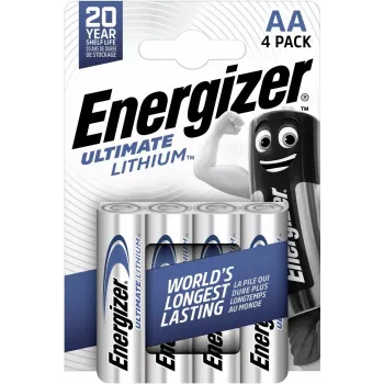 Baterija Energizer AA litija 1,5 V E301535301 — viena elementa litija AA baterija