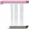 PCIe 5.0 Hyper Riser kabelis HYTE ACC-HYTE-PCIE50-SM, 20 cm, rozā/balts