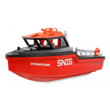 Amewi Rescue Boat 26117 — Brushless Jet Drive, 320 mm, Melns/Red