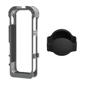 Sunnylife metāla magnētiskais rāmis ar silikona objektīva vāciņu Insta360 X5