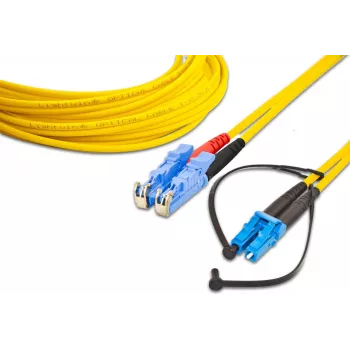 Lightwin High Quality Duplex LWL komutācijas kabelis - SM - LSH - LC - 3 m - OS2 - E-2000 (LSH) - LC
