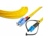 Lightwin High Quality Duplex LWL komutācijas kabelis - SM - LSH - LC - 3 m - OS2 - E-2000 (LSH) - LC