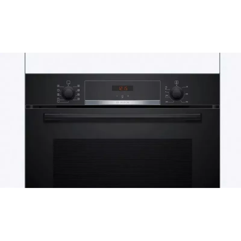 BOSCH HBA514BB3 cepeškrāsns + BOSCH HEZ538000 vienlīmeņa teleskopiskās sliedes