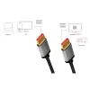 DisplayPort kabelis LogiLink CDA0105 2 m Melns Pelēks
