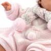 Llorens lelle Raudošā lelle 38938 Izgatavota no rozēm, 38 cm dzīvīga mazuļa lelle