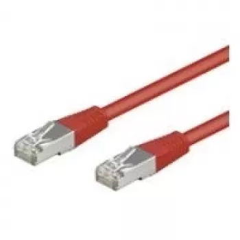 Wentronic Goobay CAT 5e komutācijas kabelis, SF/UTP, sarkans, 20 m - CCA Copper Mix (68039)