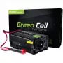 Invertera strāvas adapteris zaļa Cell INV06 12 V līdz 230 V 150 W 50 Hz C tipa spraudnis, 85% efektivitāte, melns