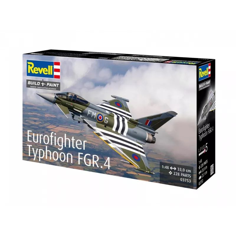 Plastmasas lidmašīnas modelis REVELL Eurofighter Typhoon FGR.4 1:48