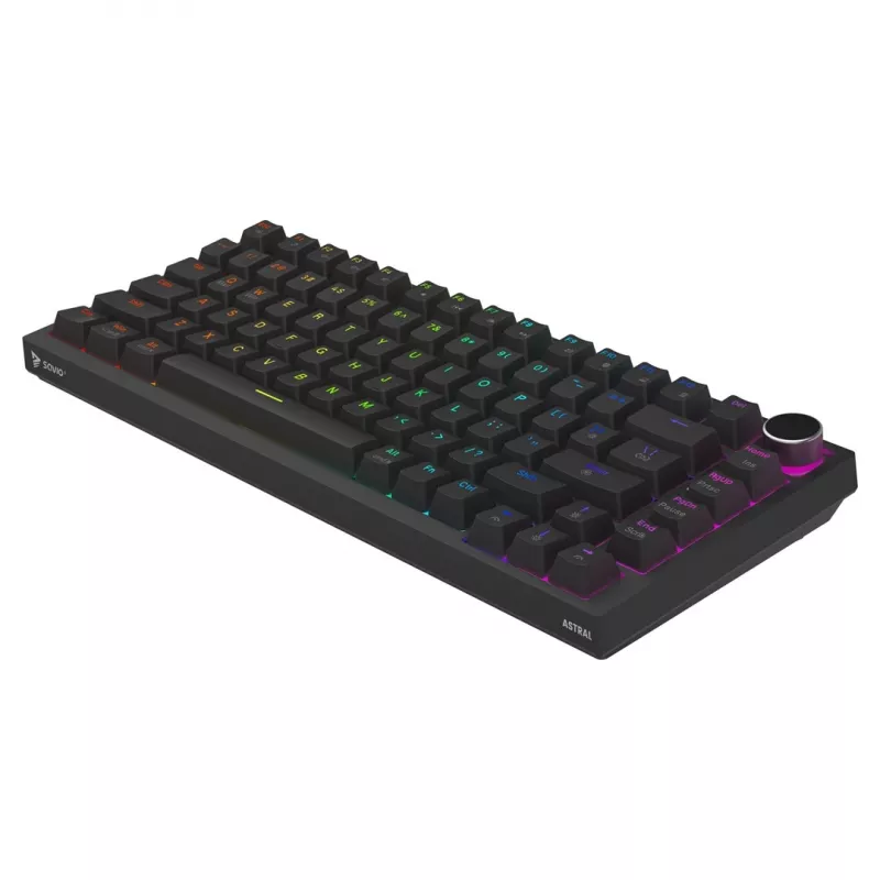 Savio ASTRAL BLACK JADE tastatūra Gaming USB QWERTY US International