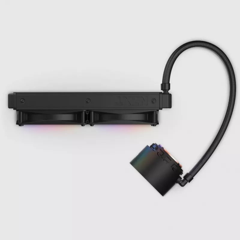 Universāls šķidruma dzesētājs NZXT Kraken Elite 240 RGB 12 cm melns