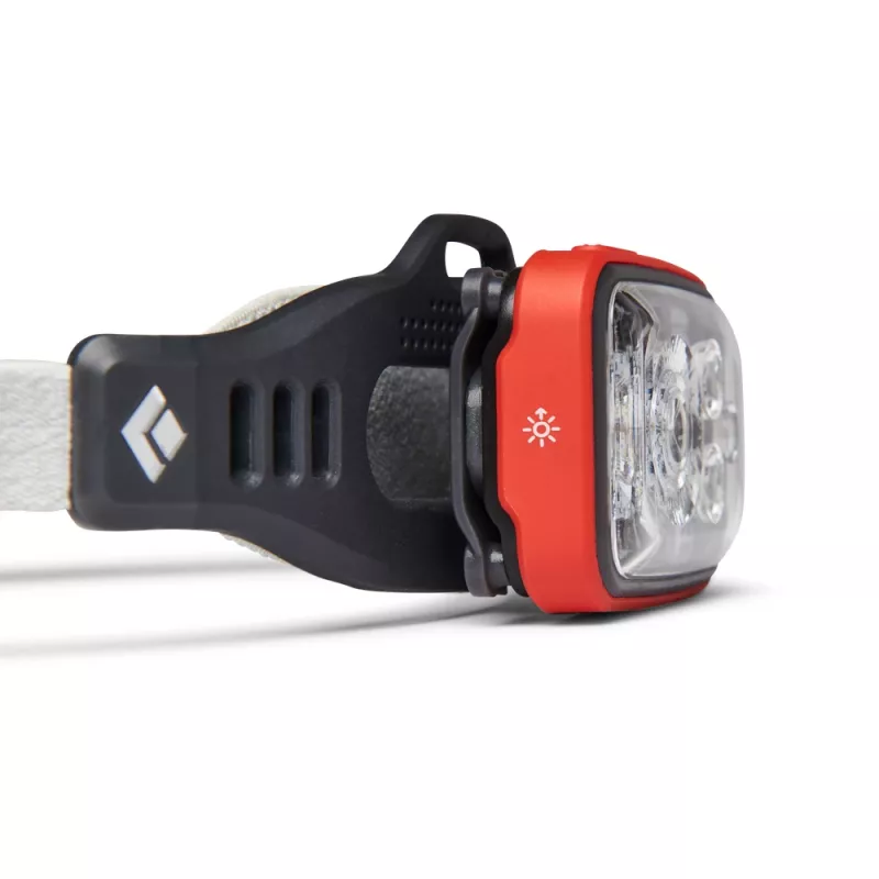 Melns Diamond Distance 1500 sarkans, balts rokas lukturītis LED