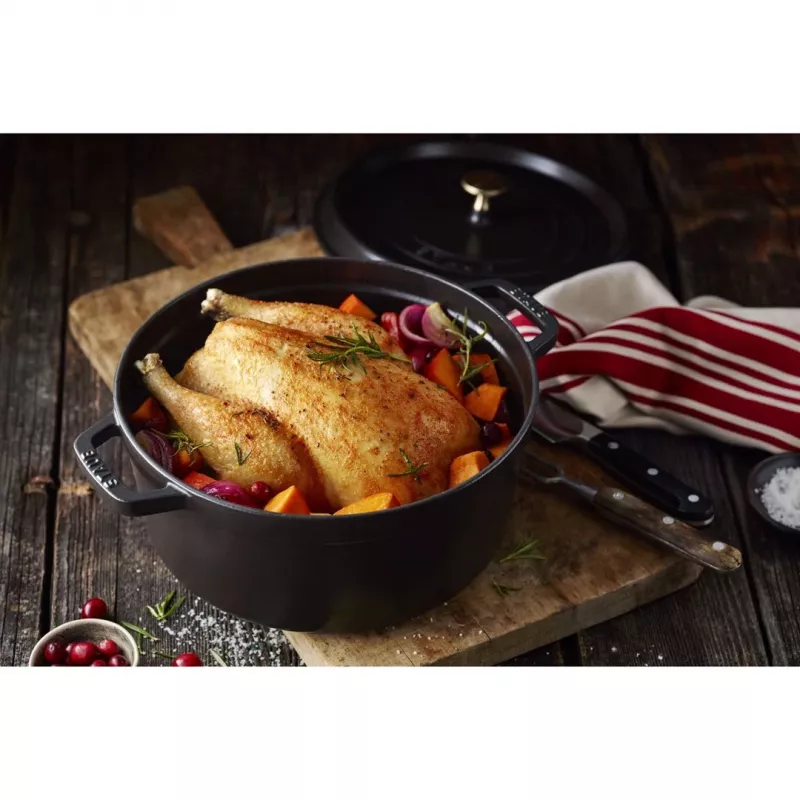 Kastroļa cepamais trauks ZWILLING STAUB LA COCOTTE 5,25 L Apaļš Čuguns, emaljēts, ar vāku