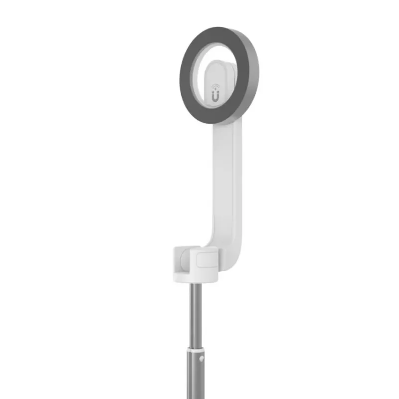 Pašbildeņu nūja FIXED FIXSN-M-WH — Bluetooth salokāma alumīnija nūja, maksimālais garums 72 cm, balta